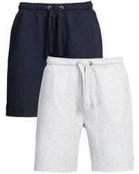 French Connection - 2 Pack Cotton Jersey Shorts - Lyst