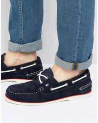 tommy hilfiger suede boat shoes