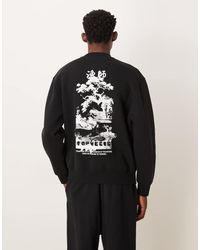 ASOS - Relaxed Fit Sweatshirt With Souvenir Print - Lyst