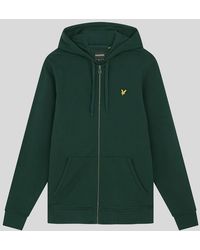 Lyle & Scott - Loopback Cotton Full Zip Hoodie - Lyst