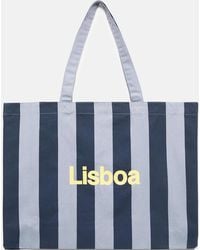 Pull&Bear - – stockholm – gestreifte tragetasche - Lyst