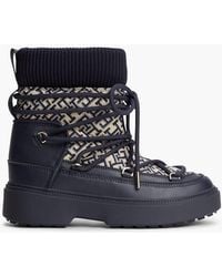 Tommy Hilfiger - Th Monogram Water Resistant Snow Boots - Lyst