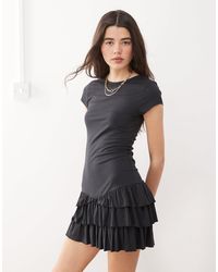 Collusion - Ruffle Mini Dress - Lyst