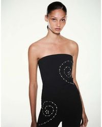 Pull&Bear - Studded Bandeau Top - Lyst