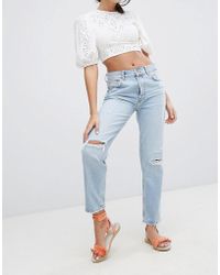 straight jeans bershka