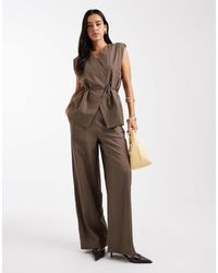 Object - Tailored Wide Leg Trouser Co-ord - Lyst