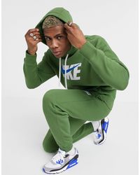 jd green nike tracksuit