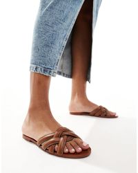 Mango - – slider aus leder - Lyst