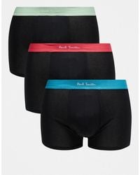 Paul Smith - Paul Smith 3 Pack Logo Trunks - Lyst
