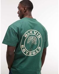 BLKVIS - Source T-shirt With Back Graphic - Lyst