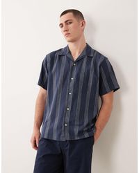 Jack & Jones - – kurzärmliges hemd aus leinenmix - Lyst