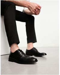 French Connection - Formal Leather Derby Lace Up Shoes - Lyst