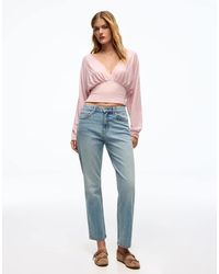 Bershka - Mom Fit Jeans - Lyst
