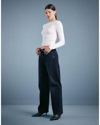 Weekday - Nova Low Waist Slim Fit Bootcut Jeans - Lyst