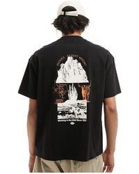 Dickies - Camiseta negra con estampado en la espalda pearisburg - Lyst