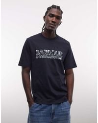 Barbour - Unite Printed Logo T-shirt - Lyst