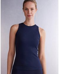 Intimissimi - Ribbed Superior Cotton Vest Top - Lyst