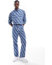 Sister Jane - Ansel Patchwork Denim Trousers - Lyst