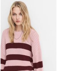 Pull&Bear - – gestreifter pullover - Lyst