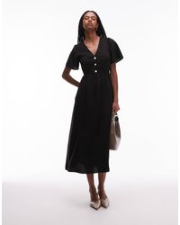 & Other Stories - Flutter Sleeve Midaxi Dress - Lyst