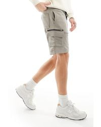 Bershka - – cargo-shorts aus jersey - Lyst