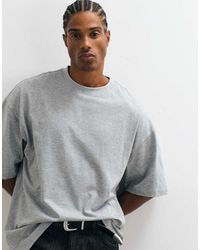 ASOS - T-Shirt Basic Oversize Mélange - Lyst