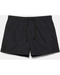 Pull&Bear - Boxer Da Bagno Basic Neri - Lyst