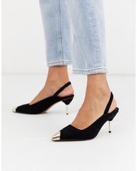 dune casanna kitten slingback heels