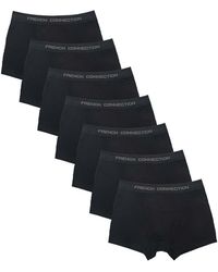 French Connection - 7 Pack Cotton Boxers - Lyst