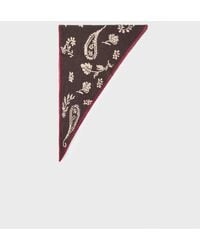 Stradivarius - Paisley Print Triangular Scarf - Lyst