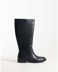 London Rebel - Paloma Refined Riding Boots - Lyst