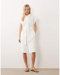 Polo Ralph Lauren - Woven Shirt Day Dress - Lyst