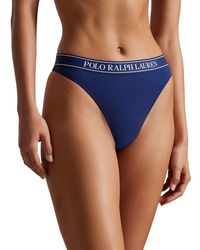 Polo Ralph Lauren - Essentials Bundle 3 Pack Solid Thong - Lyst