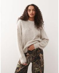 Weekday - Premium Wool & Mohair Blend Sweater - Lyst