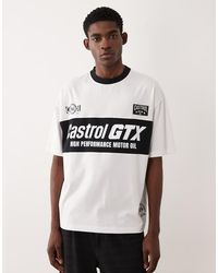 ASOS - Oversized Tee With Castrol Print - Lyst