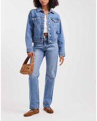 Levi's - Vaqueros Azul Medio De Corte Recto Hourglass 501 De - Lyst