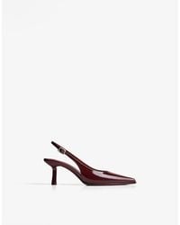 Bershka - Kitten Heel Slingback Shoes - Lyst