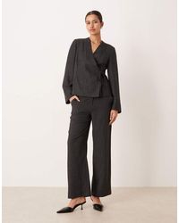 Aware - Clean Tailored Wide Leg Trouser Co-ord - Lyst