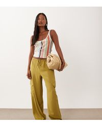 Miss Selfridge - Tailored Fluid Cargo Pants - Lyst