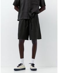 Pull&Bear - Short en 100 % lin - Lyst
