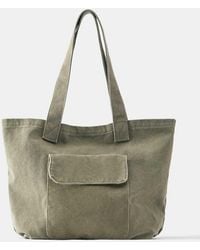 Pull&Bear - Canvas Tote Bag - Lyst