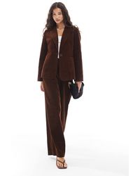 New Look - Co-ord Cord Wide Leg Trouser - Lyst