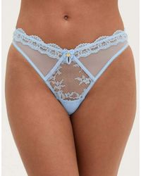 Boux Avenue - Veronique Lace Thong Floral Lace High Leg Underwear - Lyst