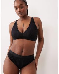 Lemonade Dolls - Synergy Lace And Mesh Briefs - Lyst