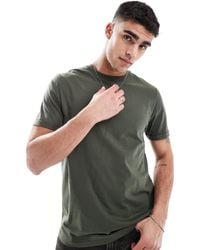 ASOS - Essential Crew Neck T-shirt With Cuffed Sleeves - Lyst