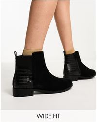 New Look - Wide Fit Flat Chelsea Boot - Lyst