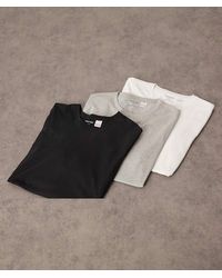 Calvin Klein - 3 Pack Loungewear T-shirts - Lyst