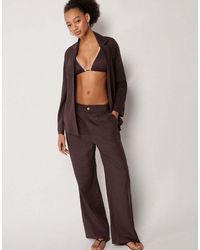 Calzedonia - Beach Trousers With Linen And Viscose - Lyst