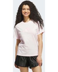 adidas Originals - Satin-filled Logo Graphic T-shirt - Lyst