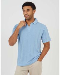 Brave Soul - Jacquard Trophy Neck Polo Shirt - Lyst